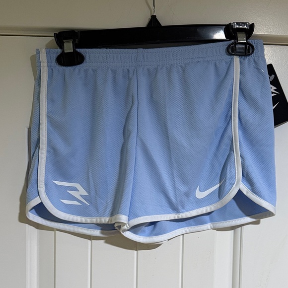 Nike Kid’s Sky Blue Athletic Shorts - Picture 1 of 4